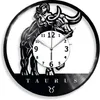 Horloge Murale Taureau Cadeau Fait Main Pour Femme - Zodiac Decor Sign Idea Girl Home Record Cloc