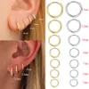 18G petites boucles d'oreilles créoles pour femmes minuscule Cartilage Helix Daith Tragus Huggie boucles d'oreilles pour hommes Piercing bijoux dormeur oreille cerceaux