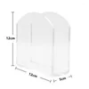 Hooks Clear Acrylic servetthållare Papper Serviette Dispenser Decorative Tissue Rack Box For Home Bar El Dining Table Kitchen Counter