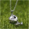 Pendentif Colliers Mode Sport Football Pour Garçon Hommes Cadeaux Ballon De Football Collier Bijoux Drop Delivery Pendentifs Dh9Xa