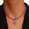 Collana con pendente a forma di cucciolo di cane smaltato colorato carino per donna Boho Collana girocollo con perline etniche fatte a mano etniche Gioielli all'ingrosso GC2151