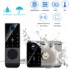 SMART LOCK TUYA WIFI Outdoor Waterproof Smart Lock FingerPrint Biometriskt digitalt lås med fjärrkontroll Elektroniskt lås Smart Door Lock G230525
