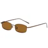Дизайнерские ретро-солнцезащитные очки для мужчин Женщины квадратные линзы модные металлические каркасные очки, для перемещения фотогеничной диско. Высококачественные 10 цветов