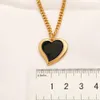 Luxury Brand Designer Pendenti Collane Acciaio inossidabile Doppia lettera Collana con ciondolo girocollo Perline Gioielli a catena Mai sbiadito Accesso placcato oro 14K E3GY #