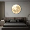 Настенная лампа задушка специальная луна современные светодиодные лампы изучать гостиную спальню