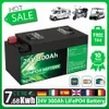 LifePo4 24V 300AH 200AH 100AH ​​Batterij Pack 25.6V 7680WH Grade A 6000+ Cycli RV Golfkar Boot Zonne -oplaadbare batterij Geen belasting