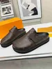 2023 Designer Herren Hausschuhe Easy Mule Luxus Leder Strand Sommer Verstellbare Riemen Sandale Slides Größe EUR 38-45 MIT BOX