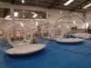 Schnelle Lieferung Aufblasbares Blasenhaus für Garten 3m Blasenhotel Campingzelt Transparentes Iglu-Zelt Blasenbaum-Kuppelzelt-Iglu