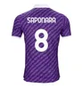 23 24 Fiorentina Soccer Jerseys J. Ikone 22 2023 2024 Castrovilli Erick Florence Jersey Acf Jovic A.