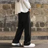 Pantaloni da uomo Pantaloni da uomo in velluto a coste Slim Business Casual Pantaloni dritti Abbigliamento Y2k Streetwear Cargo Man