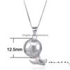 Pendant Necklaces Fashion Sports Football For Boy Men Gifts Soccer Ball Necklace Jewelry Drop Delivery Pendants Dh9Xa