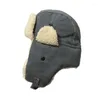 Banhos vendas gorro ruso russo chapéu russo inverno sólido caxemira de caxemira quente flafe masculino fora ushanka caçador de bombardeiro piloto de bombardeiro masculino masculino masculino