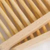 Naturlig slitstarka trä tvål rätter enkel design modern dränering rack hållare gödsel utan halkfri sundries rack tvålar bricka snyggt och