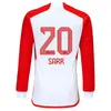 23 24 SANE MULLER Mens Long Sleeves Soccer Jerseys DAVIES HERNANDEZ SARR SABITZER CHOUPO-MOTING COMAN KIMMICH Home Away Football Shirts