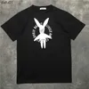 남자 티셔츠 남성 새로운 참신 2020 토끼 인형 편지 T 셔츠 티셔츠 힙합 스케이트 보드 거리 면화 티셔츠 티 탑 케인 S-XXL #K79 L230520 L230520