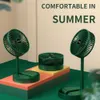 Новый USB перезаряжаемый складной телескопический вентилятор Mini Mini Summer Mute Silent Desktop Table вентилятор для вентиляции для офисной спальни охладитель