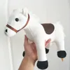 35 centimetri Simulazione Cavalli Peluche Ripiene Bambole Animali Morbidi Vita Reale Mustang Cuscino per Bambini Bambini Creativo Compleanno Decor Regalo