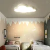 Luzes de teto LED Cloud Iron Lampshade Lâmpada Crianças Crianças Crianças Baby Bedroom Luminária Luminária Iluminação