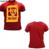 Camisetas masculinas mutantes novas fitness manga curta irmãos de impressão personalizados de manga curta de manga curta usam camiseta de tamanho grande j230526