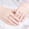 Stylish Fashion Couple Rings with Moon Star Pattern 2024 New Arrival Jewelry Designer Gift Wedding Engagement Rings Sets