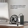 Other Home Garden USB Small Fan 4-Inch Mini Small Electric Fan Small Mute Home Office Student Dormitory Bed Bedside Desktop Mini Air Fan Cooler 230525