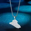 Pendant Necklaces QIAMNI Handmade Syria Map Necklace For Men Women Country Flag Syrians Chain HIP Hop Ethnic Jewelry Charm
