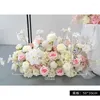 Decorative Flowers Wedding Arch Flower Row Artificial Road Leading Ball Po Props Background Decoration Floral Arrangement