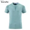 Men's T-Shirts Mens Sports Shirt For Running Quick Dry Breathable Cycling T-shirt Training Joggers Gym Clothes Sportswear Fitness Shirt L230520