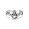 Cluster Rings 2023 Light Luxury Fashion 7mm Round Diamond Single Bubble 1 Förslag Ring2023