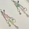 Porte-clés Y2K Cottagecore Phone Charm Accessoires Lucky Clover Case Dangle Cute Strap Personnalisé