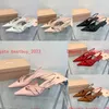 2024 Designer Luxury Pure Color High Heels Sandals Womens Leather Casual Shoes Ladys Sexy Stiletto Heels Hollow Open Toe One-line Buckle Sandal