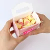 Emballage cadeau 10 pièces boîte éléphant boîtes de douche de bébé pour filles bonbons avec nœud papillon invités fête fournitures décorations d'anniversaire