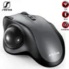 Ratos Seenda Rato Ergonômico Recarregável 2.4G Sem Fio Trackball Mouse Fácil Controle de Polegar Ratos Bluetooth para PC Laptop Computador