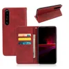 Leather Phone Case For Sony Xperia 10 V 5 IV PDX-224 Pro-i 5 III Ace II SO-41B 10 III Lite Flip Cover Wallet Leather Case With Card Holder