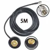 Walkie talkie 2 stks goede kwaliteit nmo magnetische basis sma-f/sma-m/pl259/n-male connector 5m kabel voor/tyt talkie/two ways radio