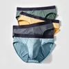 Underpants Men Underwear Briefs Modal Fabric Cotton Breathable Male Panties Cueca Tanga U Pouch Comfortable Slip Homme