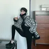 여자 모피 겨울 2023 한국 레트로 하운드스투스 모방 양장 양모 면화 재킷 바람 방전 wam 오토바이 파파