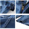 Men's Shorts Denim Summer Cargo Men Stretch Knee Length Jeans Casual Size 40 42 44 46 48