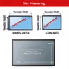 Filtros de 12,1 polegadas Antiglare Laptop Filtro de tela de filtro de privacidade Filme para monitor de computador Widescreen 16 10 aspecto