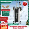 2024 Special Offer Hot 15 Tesla RF Vertical Slimming 6500W 2 in 1 EMSZERO Plus Roller Equipment 6 Handles Fat Decomposition Muscle Booster Fitness Beauty Instrument