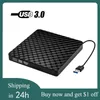 Drive portable Highpeed USB 3.0 externe CD / DVD ROM Optical Drive externe Slim Disk Reader PC Tablette DVD PC Tablette DVD