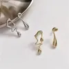 Dangle Earrings Novelty Note For Women Irregular Simple Geometric Water Drop Studs Ear Korean Style Femme DIY Jewelry Gifts 2023
