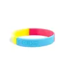 Otros suministros festivos para fiestas Rainbow Lgbt Pride Bracelet Lgbtq Sile Rubber Wristbands Accesorios Regalos para homosexuales lesbianas Mujeres Hombres Dhsnh