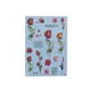 Decoratieve bloemen 4 st -diy natuurlijke madelief klaverbloemmateriaal sticker plakboeking voor kaarsen epoxyhars hanger sieraden