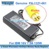 Laddare äkta 02K7085 PA1121061 16V 7.5AAC Power Adapter för IBM 2878 2388 ThinkPad G40 G41 Any Place Kiosk 4838330 Laddare