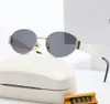 Sonnenbrille für Frauen Schatten Herren Sonnenbrillen Ovales Mittelrahmen Persönlichkeit Big Face Slimming Mode Sonnenbrille des Lunettes de Soleil Pour Hommes Großhandel