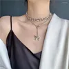 Choker ketting voor vrouwen meisje mode vlinder Bohemia goud zilveren kleur nek ketting luxe kettingen sieraden accessoires geschenken