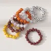 Charm Bracelets Resin Wrold Cup Football For WomenVolleyball Ball Sports Hobby Jewerly Friendship Bracelet