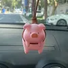 Nouveau mignon cochon voiture accessoire Swing cochon voiture pendentif Auto rétroviseur pendentifs cadeau d'anniversaire Auto Decoraction ornements voiture décor