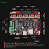 Digitalização Rampas MKs TinyBee v1.0 Placa de controle de impressora 3D da placa -mãe ESP32 MCU 3D Peças da impressora Suporte TMC2209 Touch Wi -Fi Controle da Web